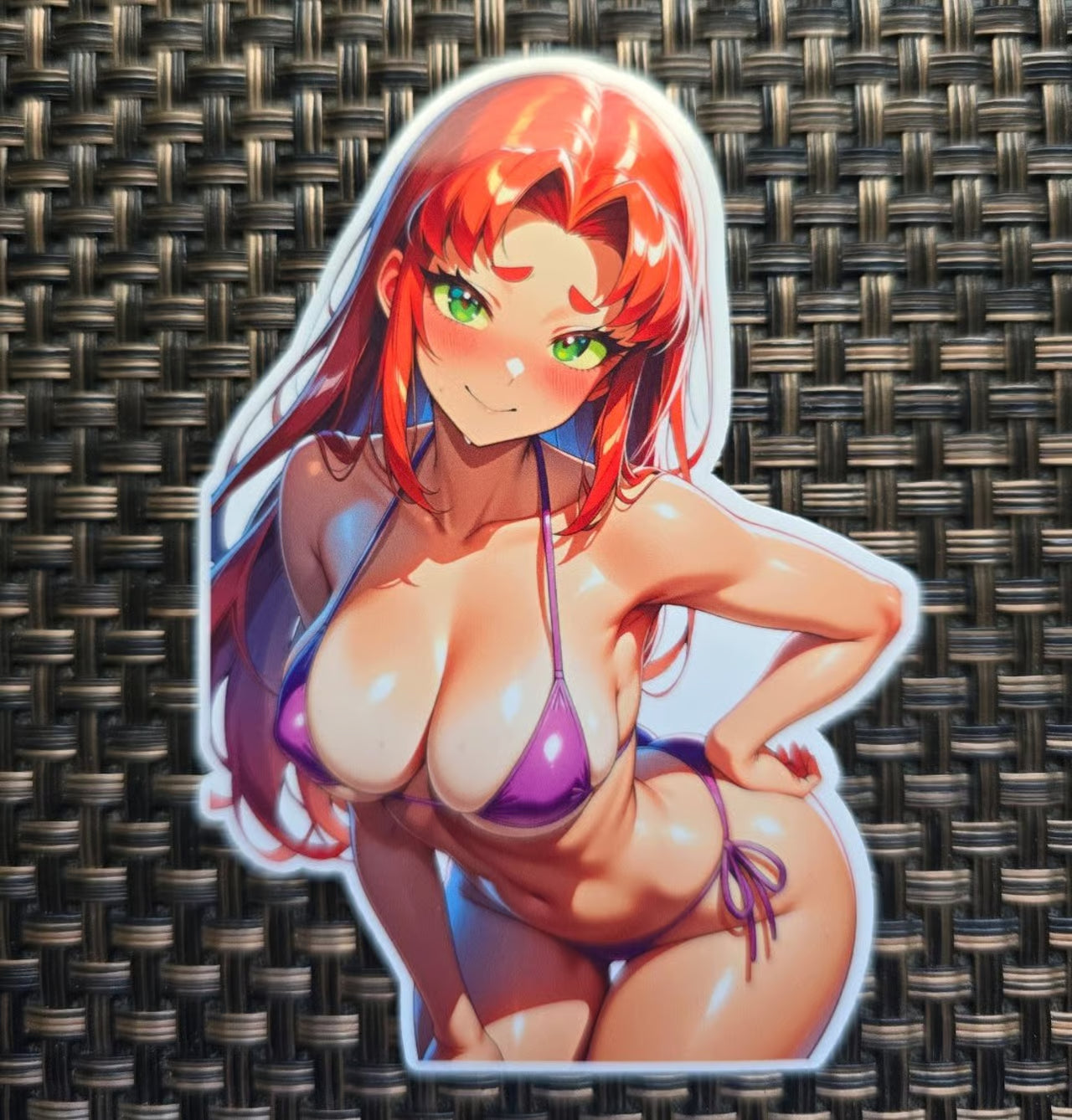 Starfire Teen Titans DC bikini waifu sticker