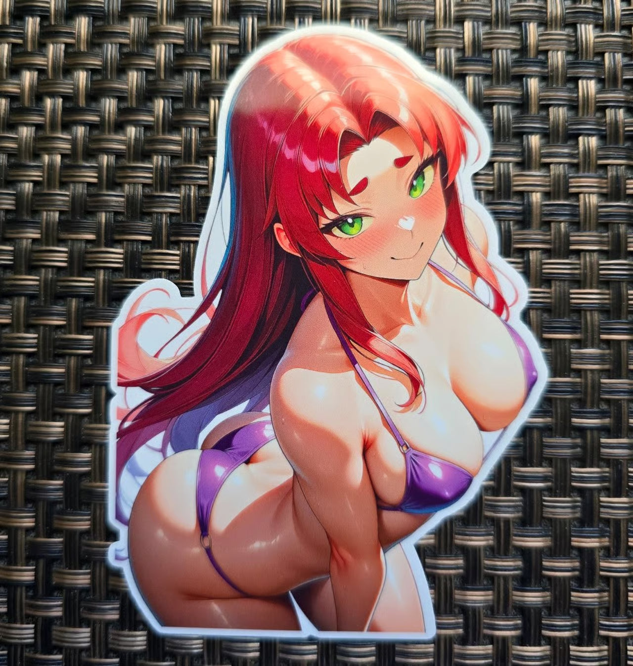 Starfire Teen Titans DC bikini waifu sticker