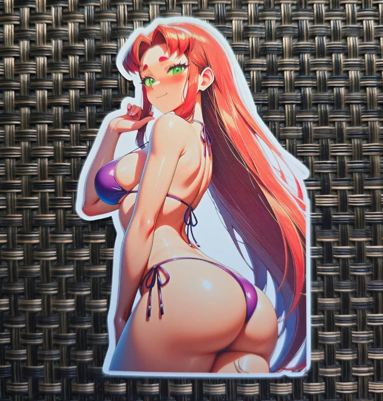 Starfire Teen Titans DC bikini waifu sticker